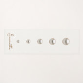 off white Pearls Yogamat (Voorkant (horizontaal))