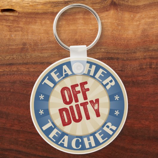 Offduty leraar sleutelhanger (Voorkant)