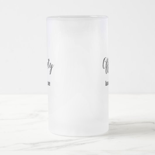 Offduty Weekend Vacation Humor Matglas Bierpul (Center)