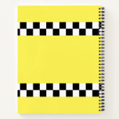 Offduty Yellow Taxi Cab Driver Notitieboek (Achterkant)