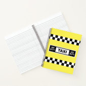 Offduty Yellow Taxi Cab Driver Notitieboek (Binnen)