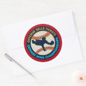 Offense verkoopt tickets ronde sticker (Envelop)