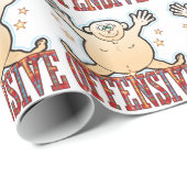 Offensief Man Cadeaupapier (Rol Hoek)