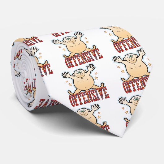 Offensief Man Stropdas (Opgerold)