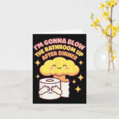 Offensive Thanksgiving Inappropriate Christmas Adu Kaart (Gele Bloem)