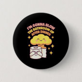 Offensive Thanksgiving Inappropriate Christmas Adu Ronde Button 5,7 Cm (Voorkant)