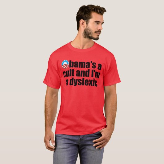 Offente anti-Barack Obama T-shirt (Voorkant volledig)