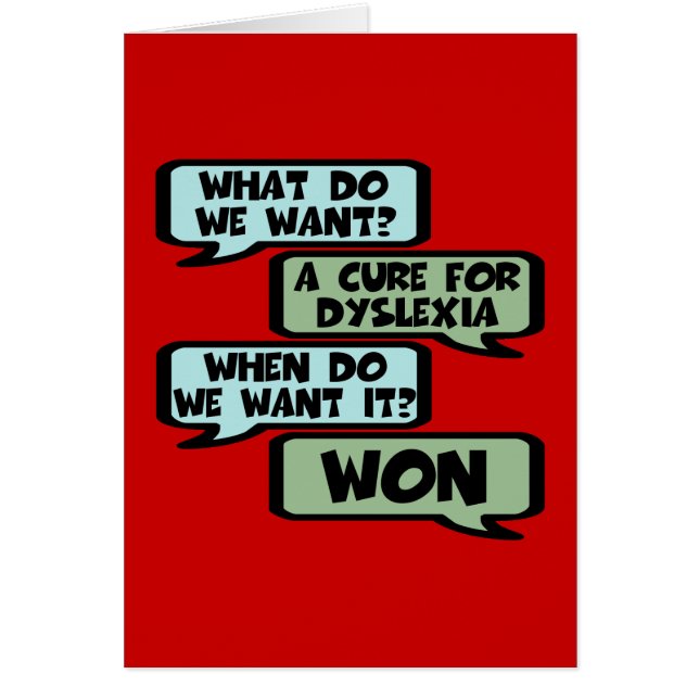 Offente dyslexia slogan (Voorkant)