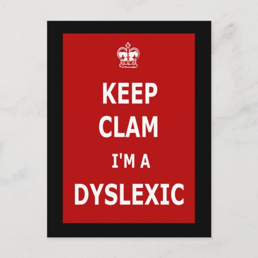 Offente keepcalmandcarryon briefkaart (Voorkant)