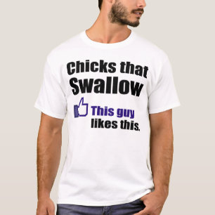 Offente knop "LICK" T-shirt