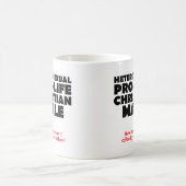 Offente Prolife Male Christelijke Mok Humor (Center)