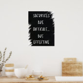 offers zijn moeilijk-Motivatie Poster (Keuken)