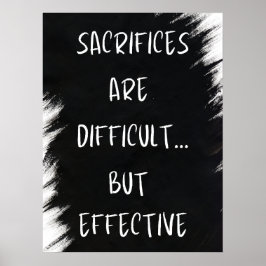 offers zijn moeilijk-Motivatie Poster