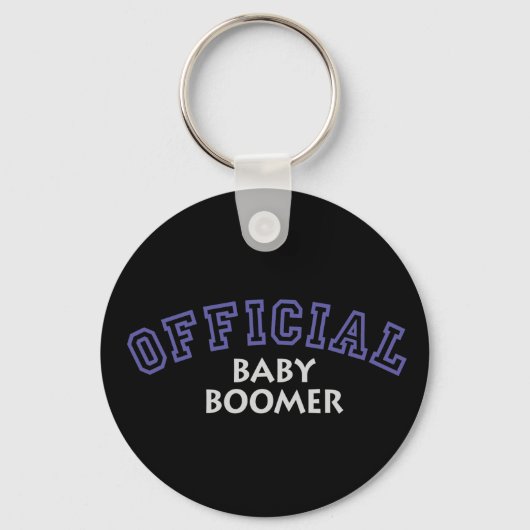 Offerte Baby Boomer - blauw Sleutelhanger (Voorkant)