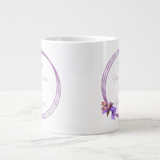 Offerte en bloemige mok ontwerp (Voorkant)
