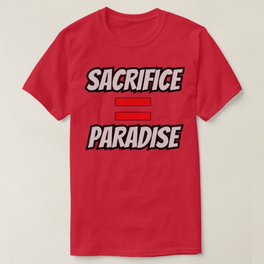 Offerte is gelijk aan het Paradijs T-shirt (Design voorkant)