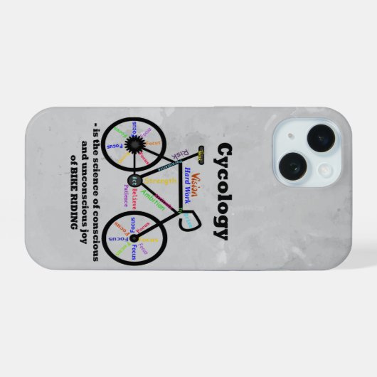 Offerte liefdesfietsen met fietsroutering iPhone 15 case (Achterkant horizontaal)