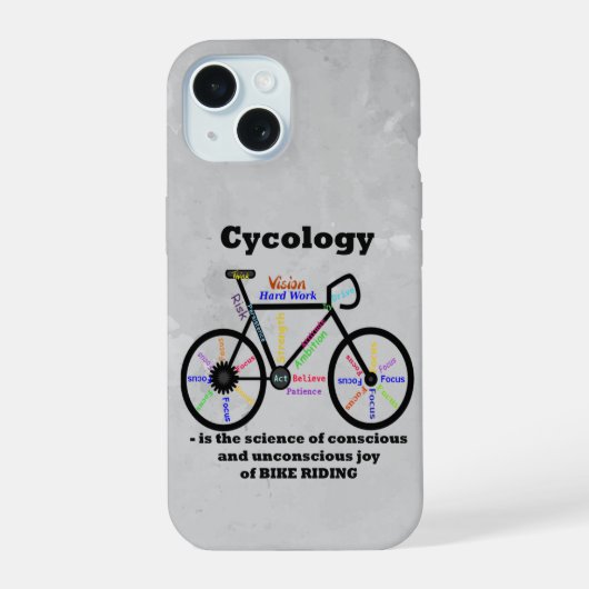 Offerte liefdesfietsen met fietsroutering iPhone 15 case (Achterkant)