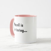 Offerte loonlijst niet voor ruwe geld mok (Voorkant links)