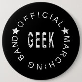 Offerte officiële markering band geek ronde button 6,0 cm (Voorkant)