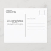 Offerte over botanische eucalyptusbruiloft (Achterkant)