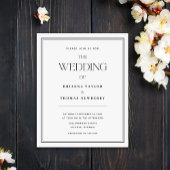 Offerte over budgetminimalistische uitnodiging voo