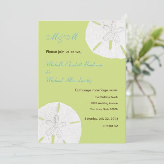 Offerte over groene zandband kaart (Staand voorkant)