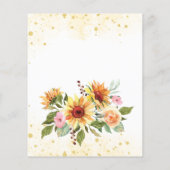 Offerte over paardenzonnebloemen (Achterkant)