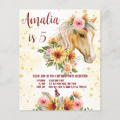 Offerte over paardenzonnebloemen (Voorkant)