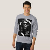 Offerte Te zijn of niet te zijn Mannen Trui (Voorkant volledig)