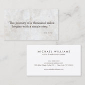  offerte Visitekaartje voor auteurs, schrijvers (Voorkant / Achterkant)