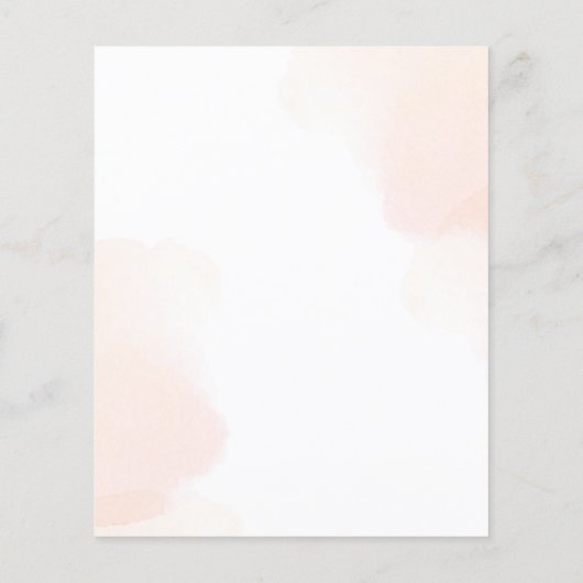 Offerte voor Baby shower van bijen (Achterkant)