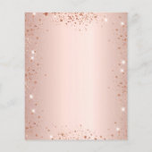 Offerte voor blinden roos glitter uitnodiging (Achterkant)