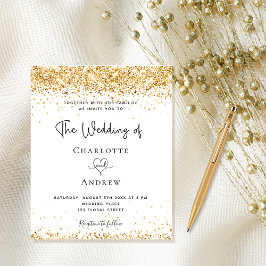 Offerte voor bruiloft wit goud