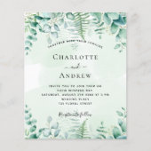 Offerte voor de bruiloft van eucalyptusbos (Voorkant)