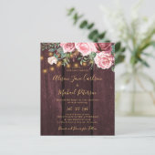 Offerte voor de bruiloft van het floral gold (Staand voorkant)