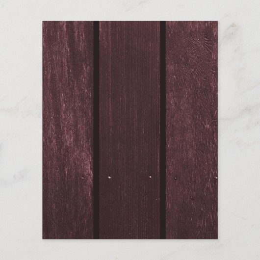 Offerte voor de bruiloft van het floral gold (Achterkant)