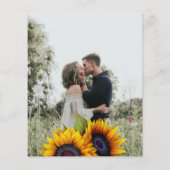 Offerte voor de bruiloft van PHOTO-hout Flyer (Achterkant)