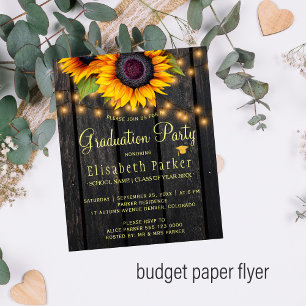 Offerte voor de graduatie-partij flyer