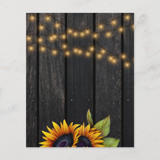 Offerte voor de graduatie-partij flyer (Achterkant)