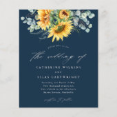 Offerte voor de uitnodiging voor onkruidelijk zonn (Voorkant)