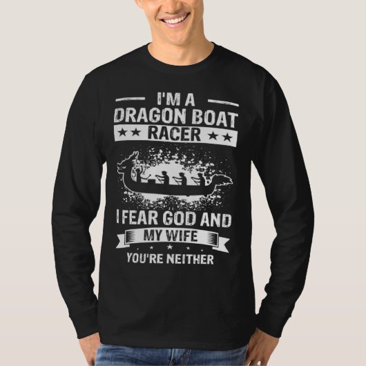 Offerte voor drakenbootcoach voor drakenboot en dr t-shirt (Voorkant)