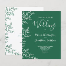 Offerte voor een minimale uitnodiging tot groen hu