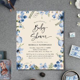 Offerte voor een minimalistisch Sky Blue Baby show