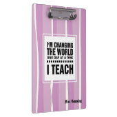 Offerte voor lesgeven | Aangepaste naam Klembord (Rechts)