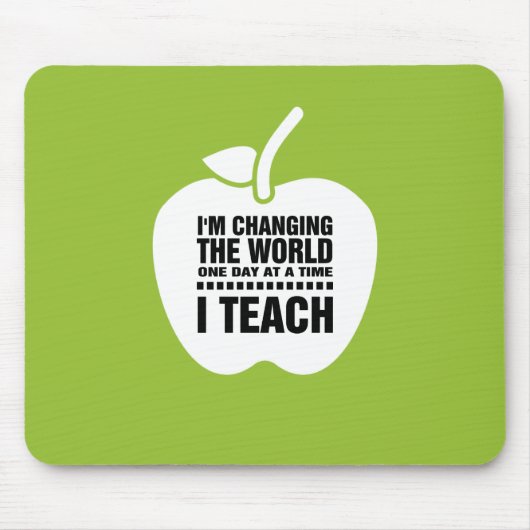 Offerte voor lesgeven | appel muismat (Voorkant)