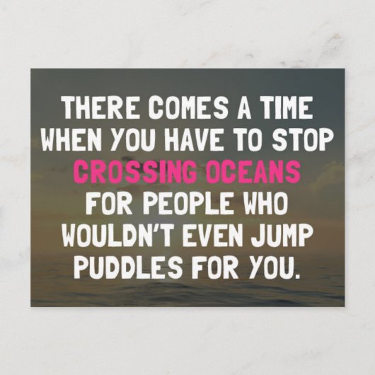 Offerte voor oversteekplaatsen stoppen briefkaart (Voorkant)