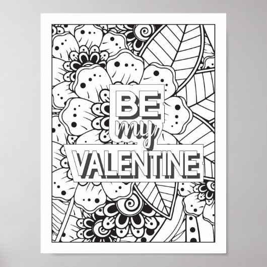 Offerte voor Schattigee Valentijnsdag Poster (Voorkant)