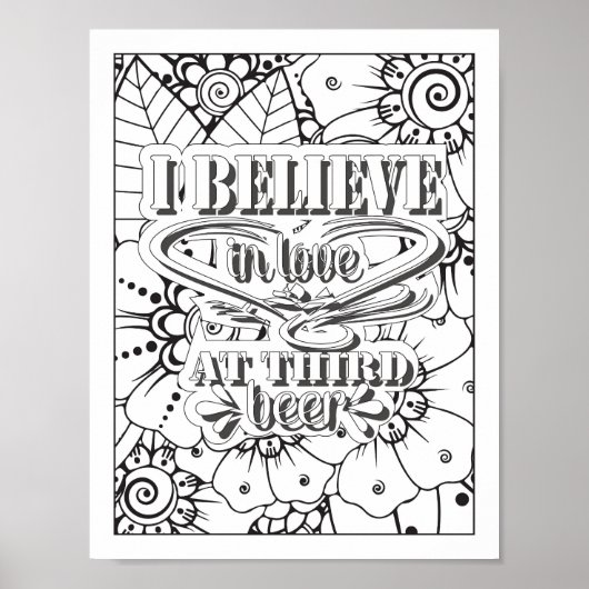 Offerte voor Schattigee Valentijnsdag Poster (Voorkant)