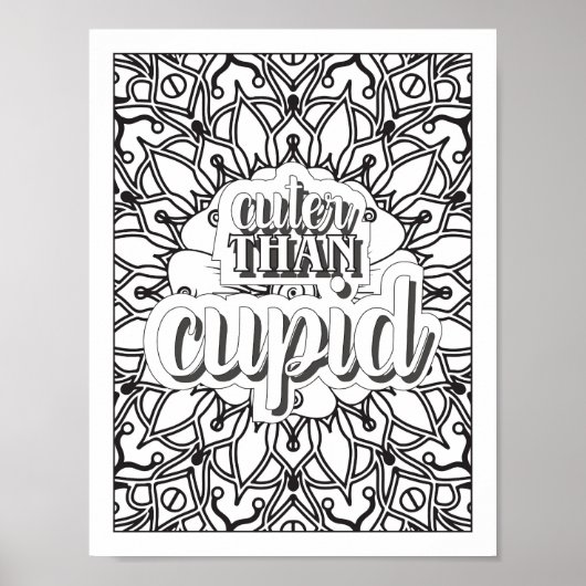 Offerte voor Schattigee Valentijnsdag Poster (Voorkant)